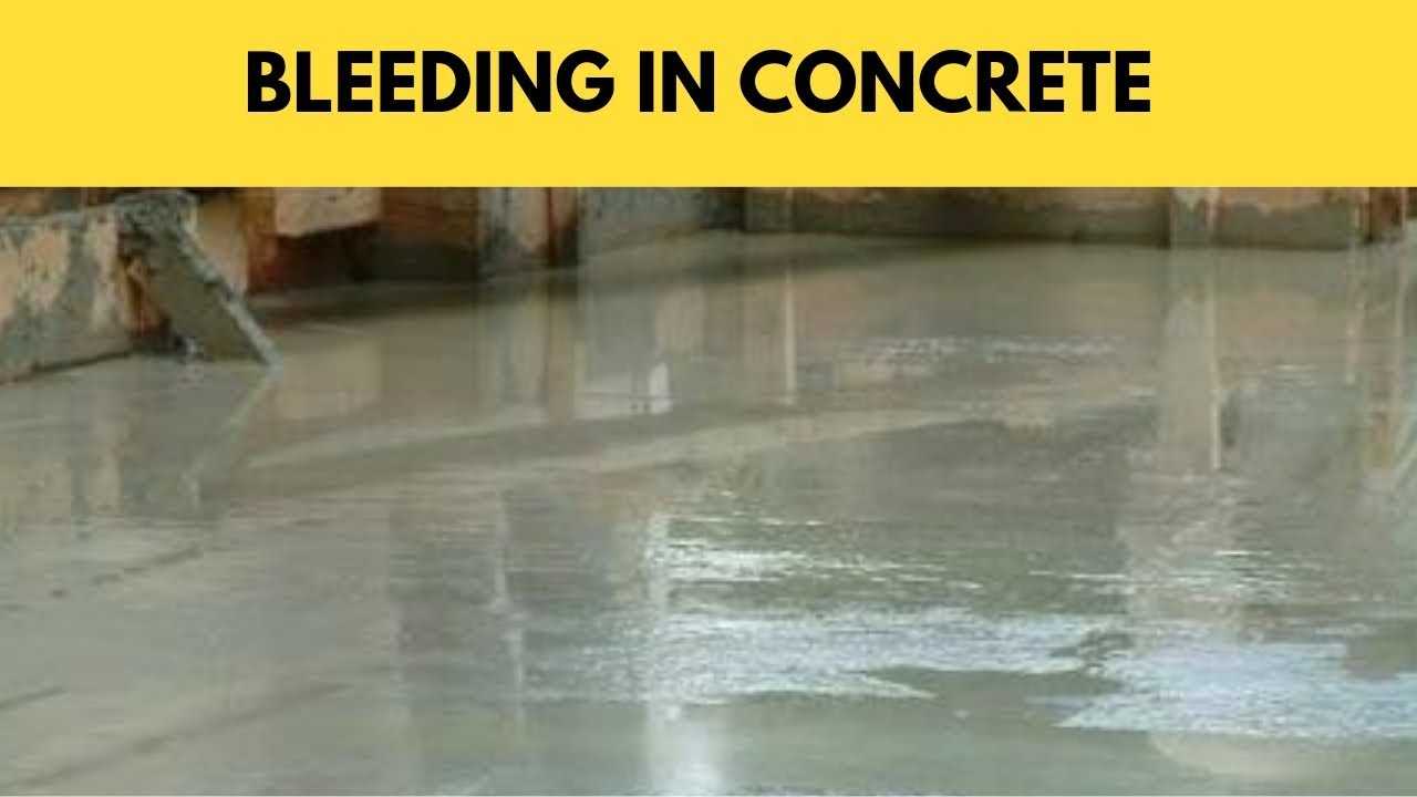 Bleeding in Concrete | Biordi Concrete